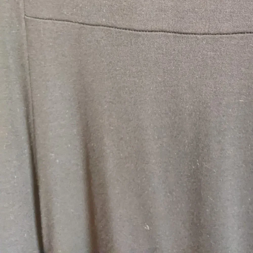 New Donna Rico Black knit low flared hem drop waist dress, size 2X - Picture 4 of 6